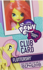 Fluttershy Equestria Girls Club card