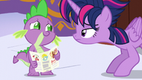 Spike acting nervous "yup" S5E3