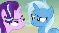 Starlight Glimmer glaring at Trixie S8E19