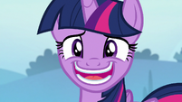 Twilight Sparkle insincerely thanking Trixie S6E25