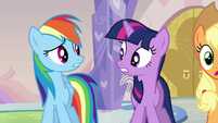 Twilight and Rainbow Dash we're in trouble S03E12