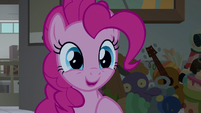 Pinkie Pie "since I came here for help" S9E14
