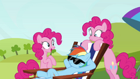 Pinkie Pie clones about to prank Rainbow S3E03