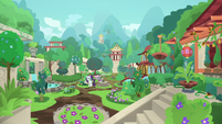 Rarity and Old Gardener in the restored garden S7E25