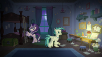 Starlight and Terramar search Silverstream's room S9E11