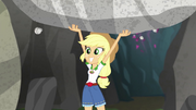 Applejack picks up a giant boulder EG4