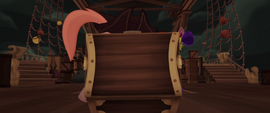 Celaeno and Rarity open the treasure chest MLPTM