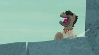 Dr. Caballeron laughing evilly at Daring Do S7E18