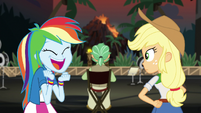 Rainbow Dash shouting "they were amazing!" EGS2