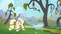 Rarity in a hazmat suit S4E07.png (1.01 MB) Rarity in a hazmat suit S4E07