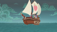 The ponies' ship sails into the maelstrom S6E22