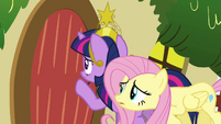 Twilight and Fluttershy worried about Rainbow Dash S03E13