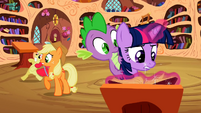 Twilight searching for an explanation to Apple Bloom's affliction S2E06