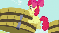 Apple Bloom climbs into grape trough S5E17