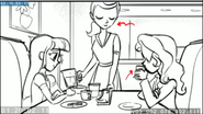 EG3 animatic - Waitress showing Twilight's bill EG3