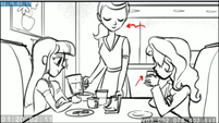 EG3 animatic - Waitress showing Twilight's bill EG3