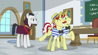 Flim and Flam grinning innocently S8E16