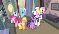 Mane Six inside Starlight's home S5E01