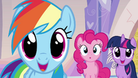 Ponies reacting to Ms. Harshwhinny's announcement S03E12