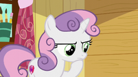 Sweetie Belle thinking about it S6E4