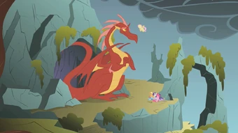 the dragon from my little pony