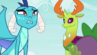 Princess Ember sighing exhaustedly S7E15