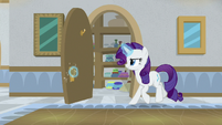 Rarity opening a closet door S8E16