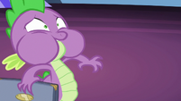 Spike about to let out a burp S7E22