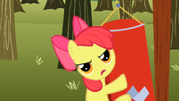 Apple Bloom on the punchbag S2E15