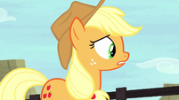 Applejack looking for the Crusaders S5E6