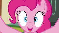 Pinkie Pie shaking the fourth wall S5E7