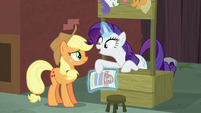 Rarity "the contact on the flyer is Coco Pommel!" S5E16
