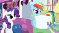 Rarity & Rainbow Dash spot catch S3E11