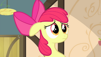 Apple Bloom with a sad expression S4E17