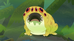 Bufogren appears out of the bushes S8E17.png