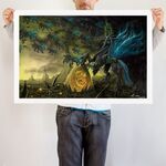 Chrysalis the Dark Queen art print WeLoveFine