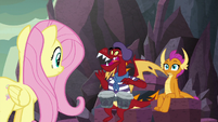 Fluttershy discovers Garble the poet S9E9