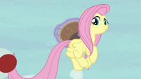 Fluttershy flings the ball at high speed S6E18