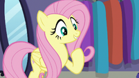 Fluttershy happy to see the raccoons S8E4