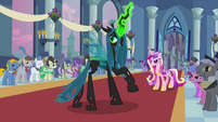 Queen Chrysalis looks back at Shining Armor S2E26