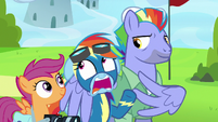 Rainbow Dash embarrassed by Windy Whistles S7E7