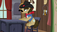 Sheriff Silverstar angry at Trouble Shoes S5E6