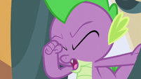 Spike rubbing his eyes S5E10