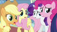 Applejack, Fluttershy, Rarity and Pinkie S2E25