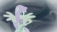 Fluttershy holding the Geode of Kindness EGFF