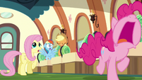 Looks like Pinkie Pie couldn't take it...