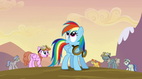 Rainbow Dash noticing Fluttershy S2E22