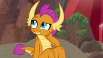 Smolder thinking of something to share S9E9