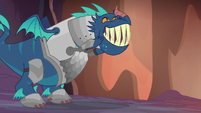 Blue dragon happy and smiling S6E5
