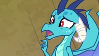 Princess Ember "I'm allergic to feelings" S7E15.png (810 KB) "I think I'm allergic to feelings."